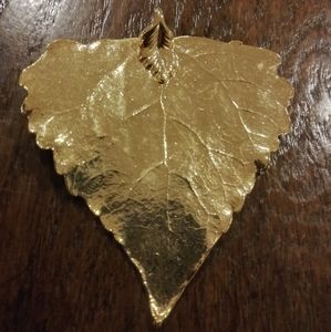 Leaf Pendant 14K Gold